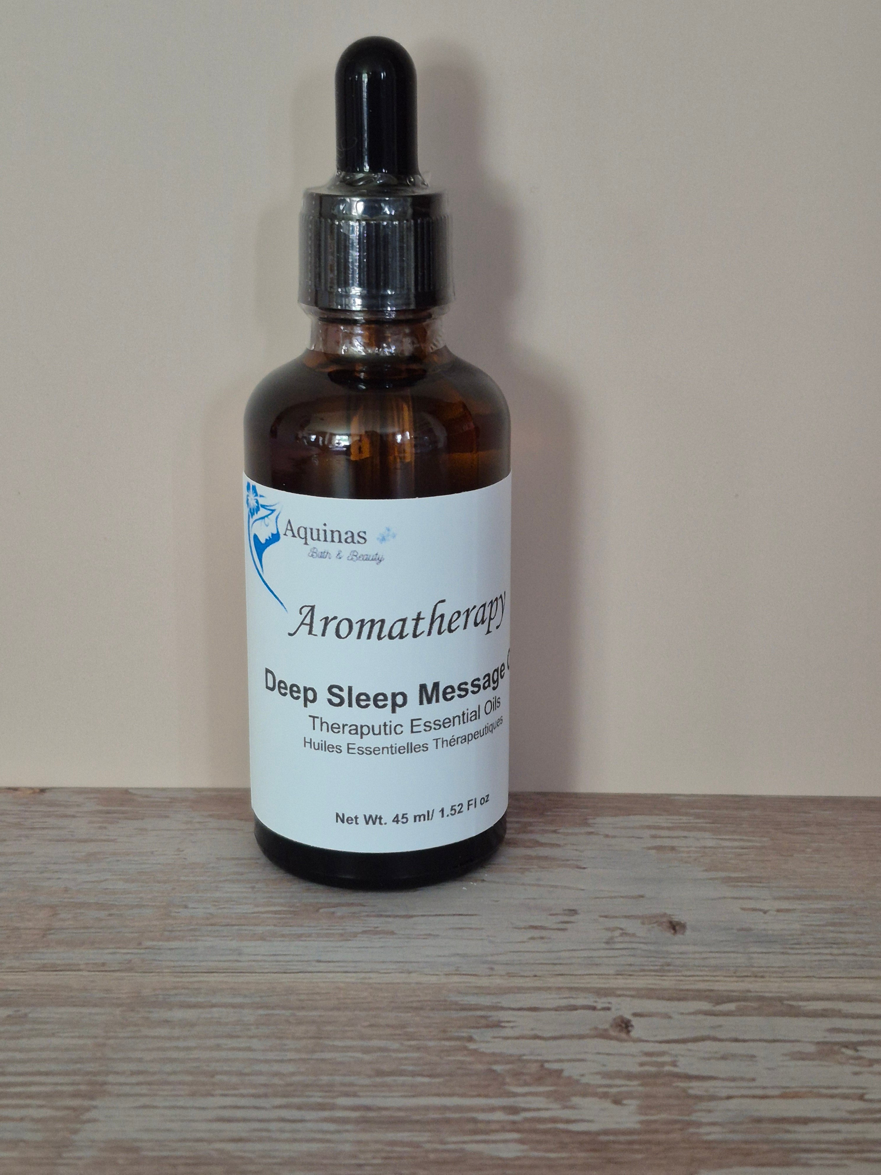 Huile de massage botanique pour un sommeil profond